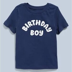 Birthday Boy Navy Blue T-Shirt